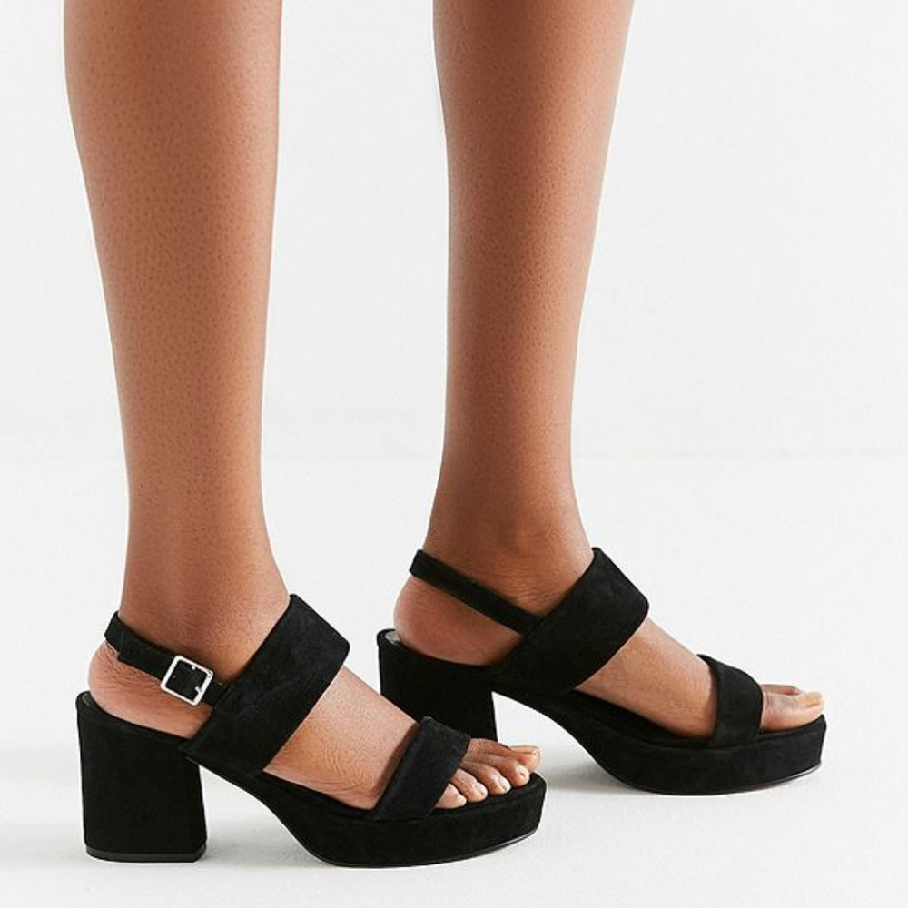 LAST ONE‼️ STEVE MADDEN Suede Platform Sandals - Picture 5 of 8
